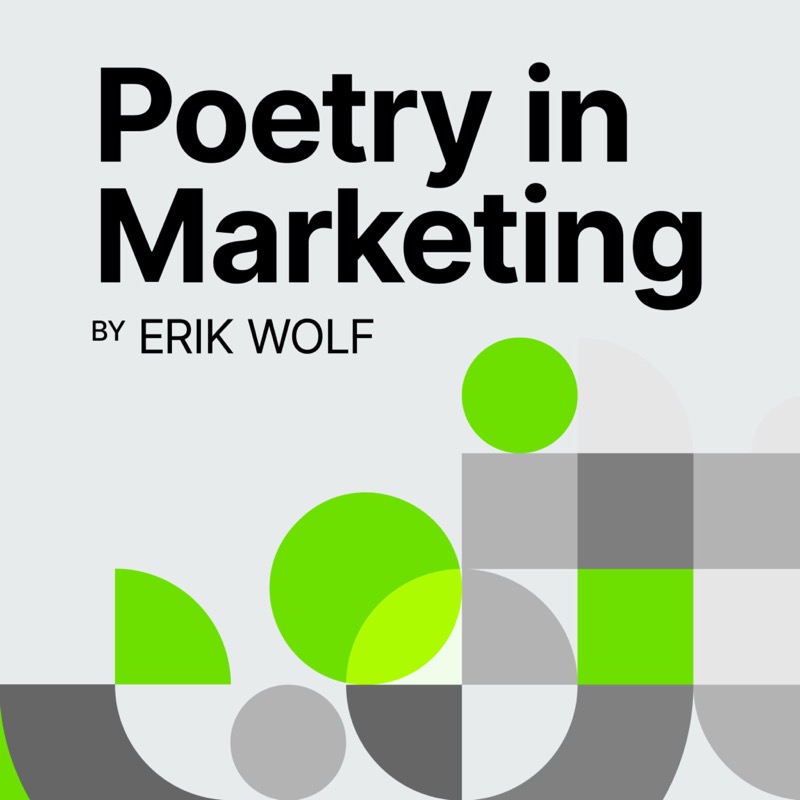 Poetry In Marketing podcast artwork.